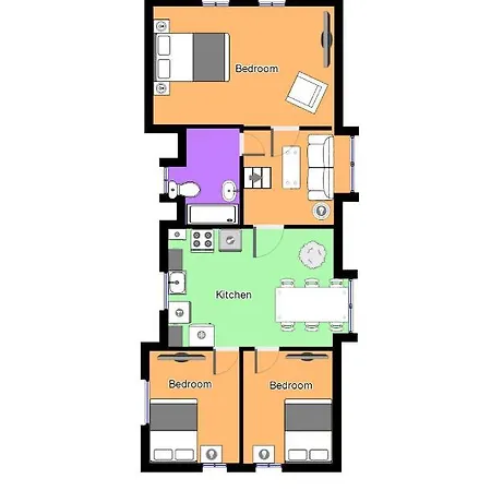 Апартаменты Adnana - 3 Bedroom *